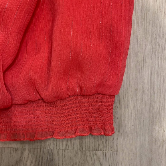 Salmon colored Blouse - Picture 4 of 5